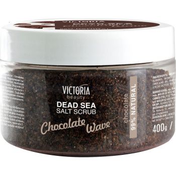 Esfoliante facial e corporal com ondas de chocolate