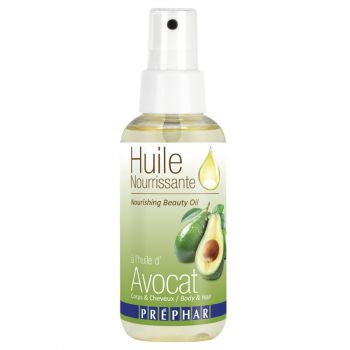 Óleo corporal e capilar nutritivo de abacate