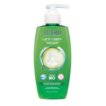 Leite corporal hidratante com extrato de pepino