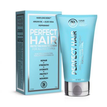 Máscara protetora para o cabelo