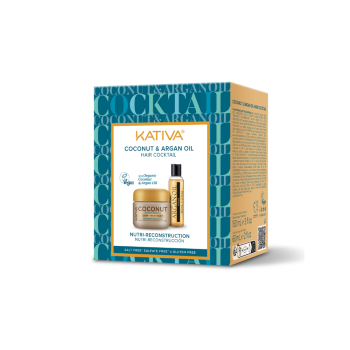 Conjunto Coconut & Argan Oil Hair Cocktail Nutri-Reconstrução