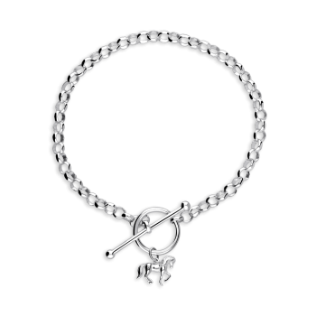 Pulseira Dama de Prata de Lei
