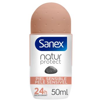 Desodorizante Roll-On Natur Protect Pele Sensível 24H com Pedra de Alúmen