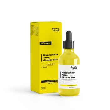Niacinamida + Soro Esfoliante de ácido glicólico 10%