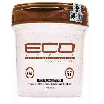 Gel fixador de óleo de coco