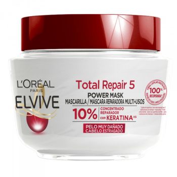 Máscara reparadora elvive Total Repair 5 para cabelos danificados